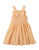 Emily Ruffled Apron Dress With Botanical Embroidery