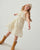 Katie Sundress With Bow Tie Straps & Embroidery