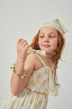 Katie Sundress With Bow Tie Straps & Embroidery