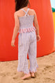 Loukini Set Popelin Blue Seaside Stripes