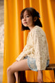 Asya Shorts Denim Bleach