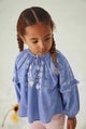 Irisa Blouse Blue Chambray