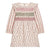 Saralina Dress Printed Cream Pink Sorrel