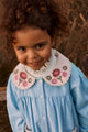 Ysee Dress Cotton Linen Baby Blue