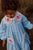 Ysee Dress Cotton Linen Baby Blue