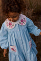 Ysee Dress Cotton Linen Baby Blue