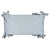Cot Bumper Washed Stars Grey