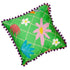 Grandma's Green Garden Pompom Cushion