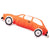 Red Car Soft Cushion