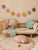 Velvet Bloom Pillow Cream Yucca