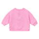 Flower Embroidery Baby Sweater Bubble Gum