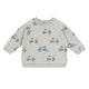 Bicycle Baby Sweater Grey