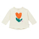 Fleur Coeur Baby T-Shirt Ecru