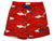 HOLLY AND BEAU Sharks Swimshorts Red that changes color when it gets wet