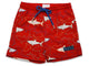 HOLLY AND BEAU Sharks Swimshorts Red that changes color when it gets wet