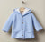 Bear Knitted Hooded Cardigan Blue