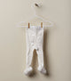 Cotton Crochet Baby Tights Pearl