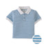 Kirk Striped Textured Terry Polo Shirt
