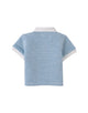 Kirk Striped Textured Terry Polo Shirt