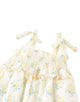 Katie Embroidered Tiered Dress With Tie Straps
