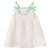 Aviana Embroidered Dress With Straps and Bows