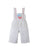 Phoebe Checkered Jumpsuit With Ruffles & Emroidered Details