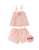 Hinata Embroidered Empire Tunic Blouse & Shorts Set