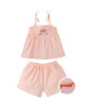 Hinata Embroidered Empire Tunic Blouse & Shorts Set
