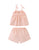 Hinata Embroidered Empire Tunic Blouse & Shorts Set