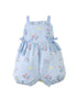 Harvey All Over Print Bubble Playsuit With Rubbon Ties