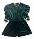 Velvet Dress Green