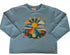 Sunset Dream Long Sleeve Sweatshirt Blue