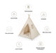Cloud Cream Teepee