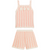 Lary Baby Set Pink Stripes