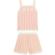 Lary Baby Set Pink Stripes