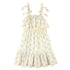 Katie Sundress With Bow Tie Straps & Embroidery
