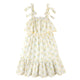 Katie Sundress With Bow Tie Straps & Embroidery