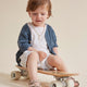 Linen Baby Shorts White