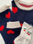 Lapis Knit Pants Heart Navy