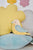 Linen Bloom Pillow Sandy Lily