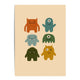 Little Colorful Monster Poster