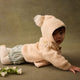 Louise Misha Iona Baby Cape Knit Blush