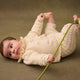 Louise Misha Molda Baby Leggings Knitted Cream