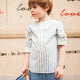 Oncle Shirt Stripe White Blue