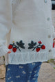 Minia Frill Cardigan Bright White