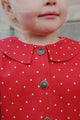 Nola Shirt Jacket Strawberry Dot