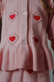 Soleil Cardigan Silver Pink