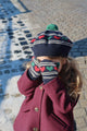 Belou Knit Beret Hearts