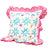 Floral Scent Cushion With Trim