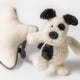 Jellycat Bashful Black&Cream Puppy Musical Pull